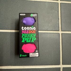 Teenie Needoh Funky Pup 3-Pack - Purple & Pink